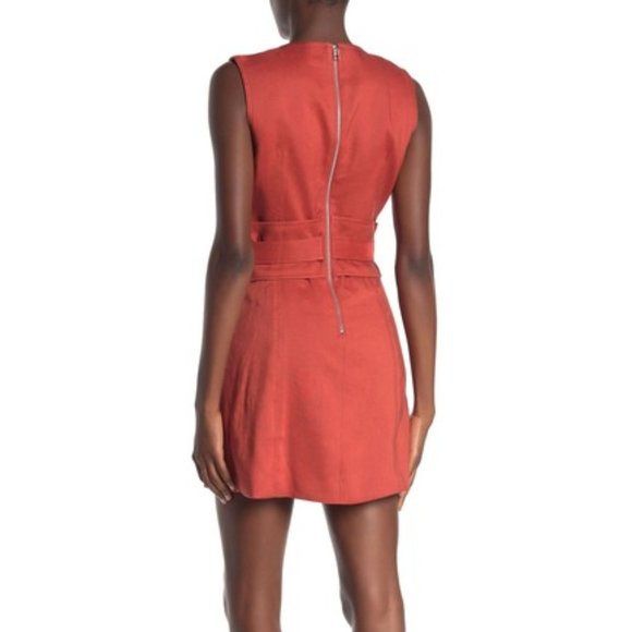 Veronica Beard Sadira Belted Sheath Mini Dress - Picture 2 of 10